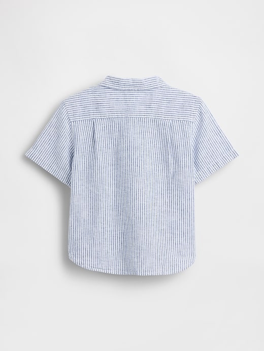 Image number 3 showing, Baby & Toddler Linen-Cotton Shirt