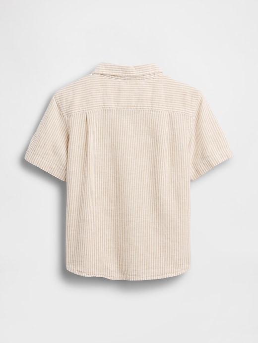 Image number 3 showing, Baby & Toddler Linen-Cotton Shirt
