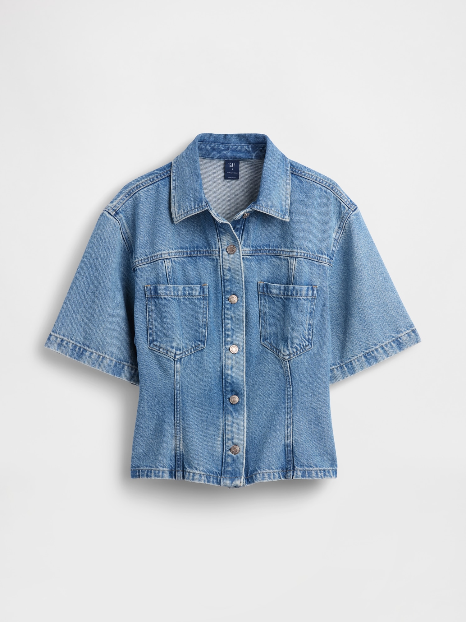 UltraSoft Denim Pocket Shirt