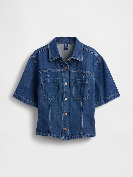 Image number 5 showing, UltraSoft Denim Pocket Shirt