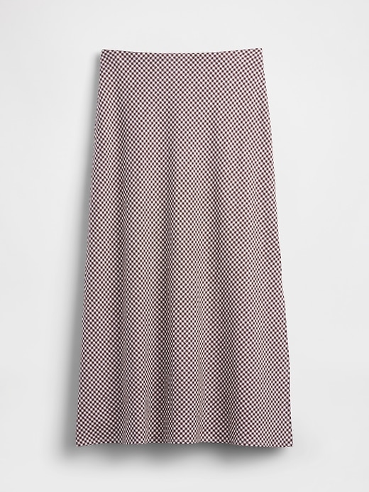 Image number 5 showing, Linen-Blend Maxi Slip Skirt