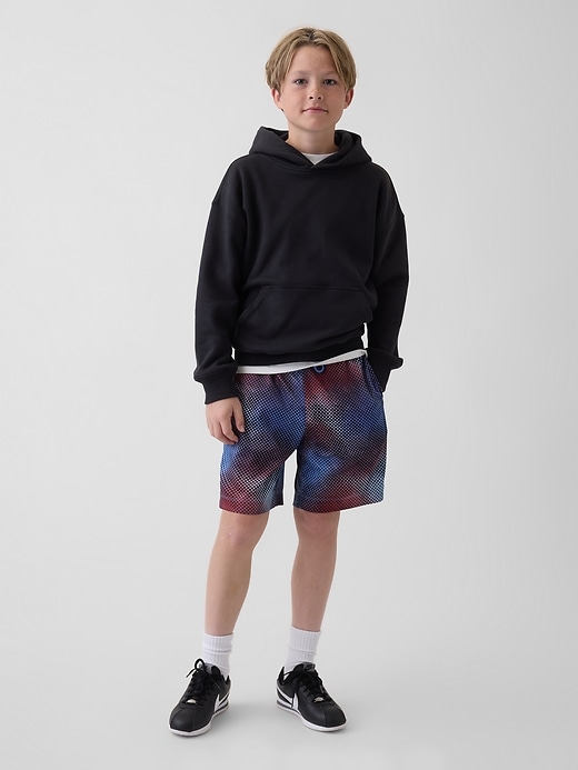 Image number 1 showing, Kids GapFit 6" Recycled Mesh Easy Shorts