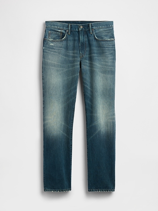Image number 1 showing, Relaxed Straight Jeans