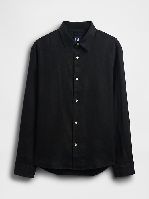 Image number 2 showing, 100% Linen Relaxed Shirt