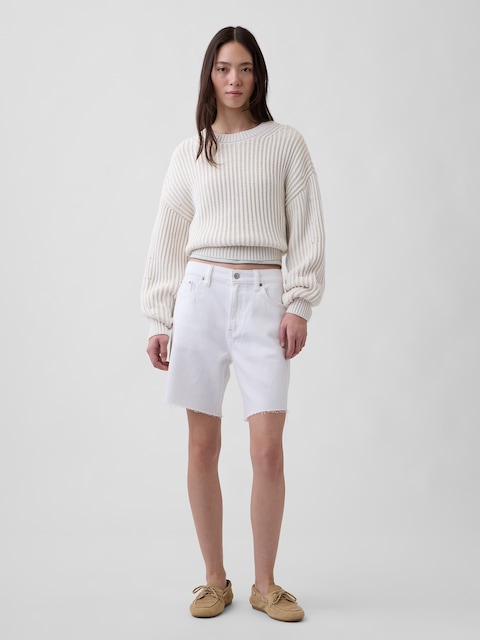 8" Mid Rise UltraSoft Loose Bermuda Shorts