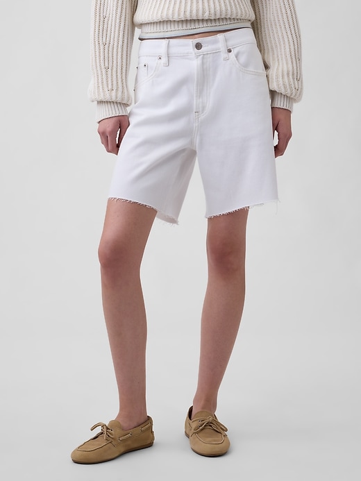 Image number 2 showing, Mid Rise UltraSoft Loose Bermuda Shorts