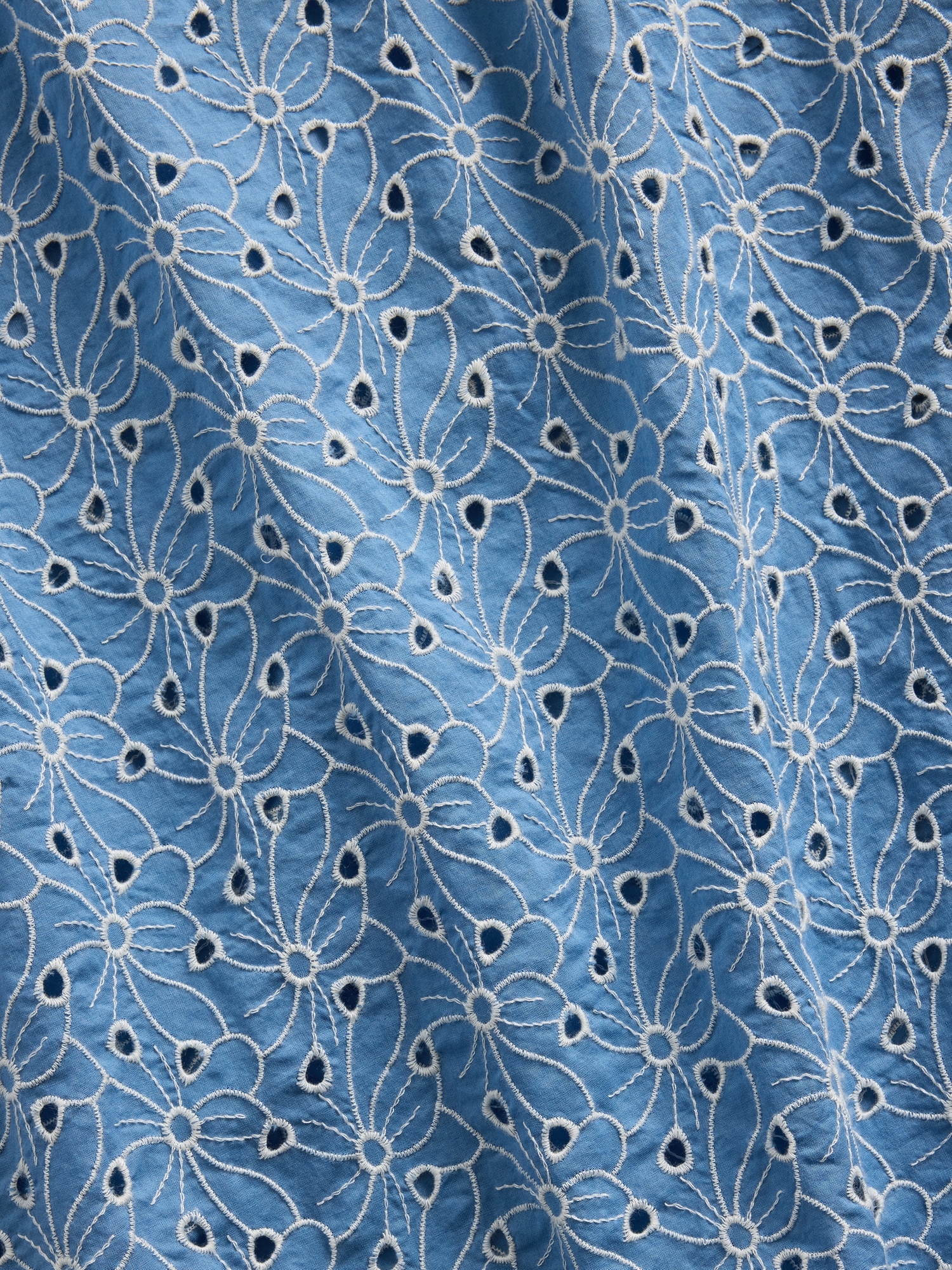 High Rise Eyelet Maxi Skirt