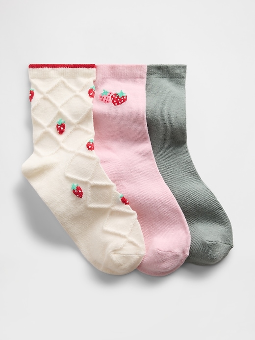 L'image numéro 1 présente Chaussettes pour Enfant (paquet de 3 paires)