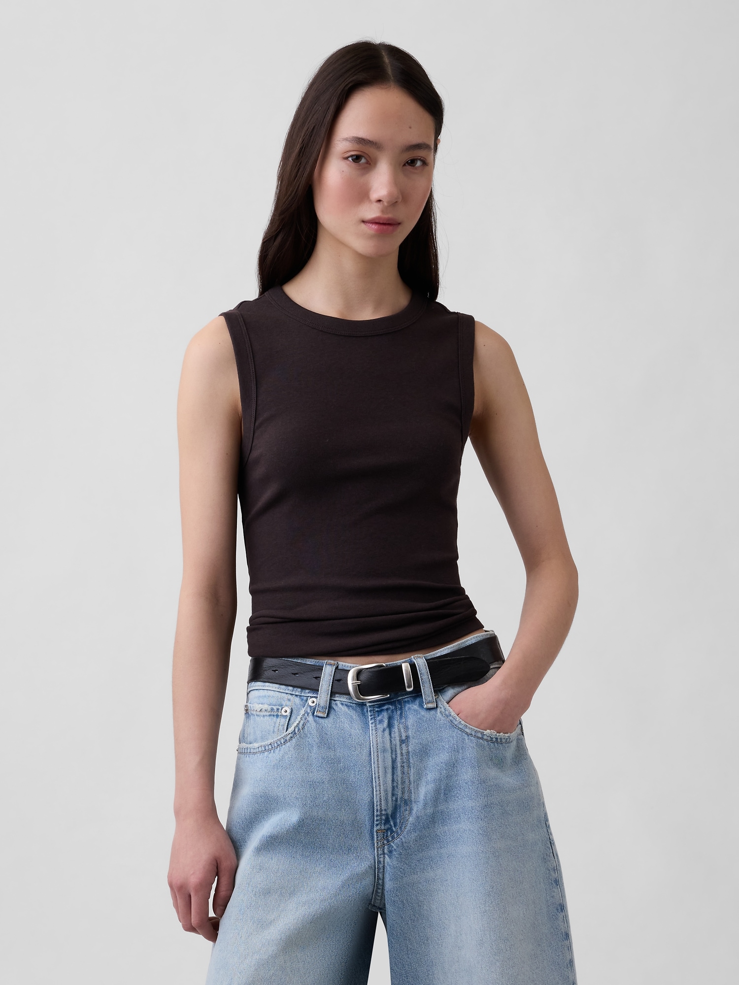 Modern Crewneck Tank Top