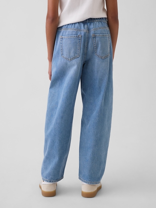 Image number 4 showing, Kids High Rise Easy Barrel Jeans