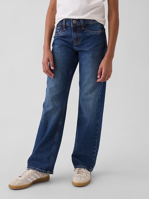 Image number 3 showing, Kids Low Rise Straight Jeans