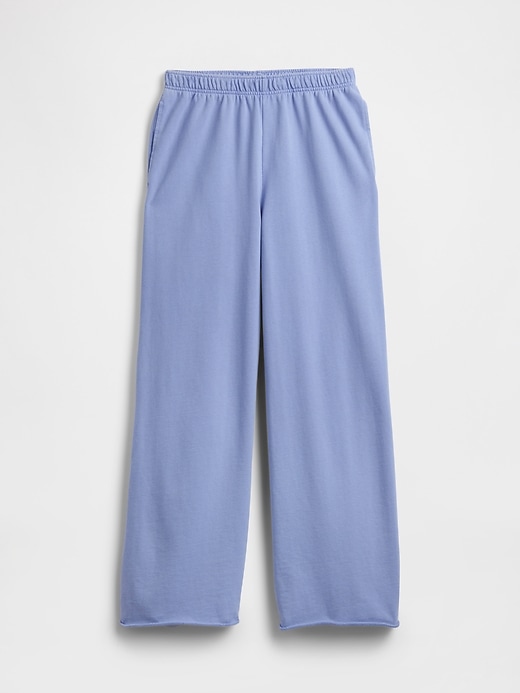 Image number 6 showing, VintageSoft Terry Wide-Leg Sweatpants