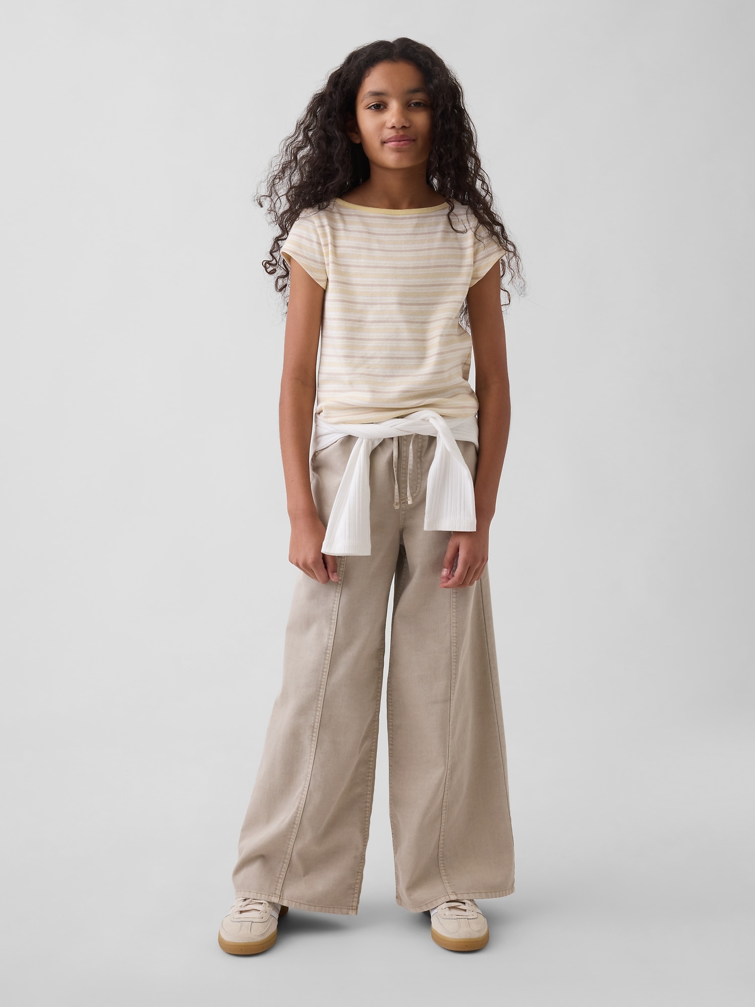 Kids Twill Baggy Pants