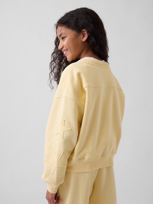 Image number 3 showing, Kids VintageSoft Wedge Crewneck Sweatshirt