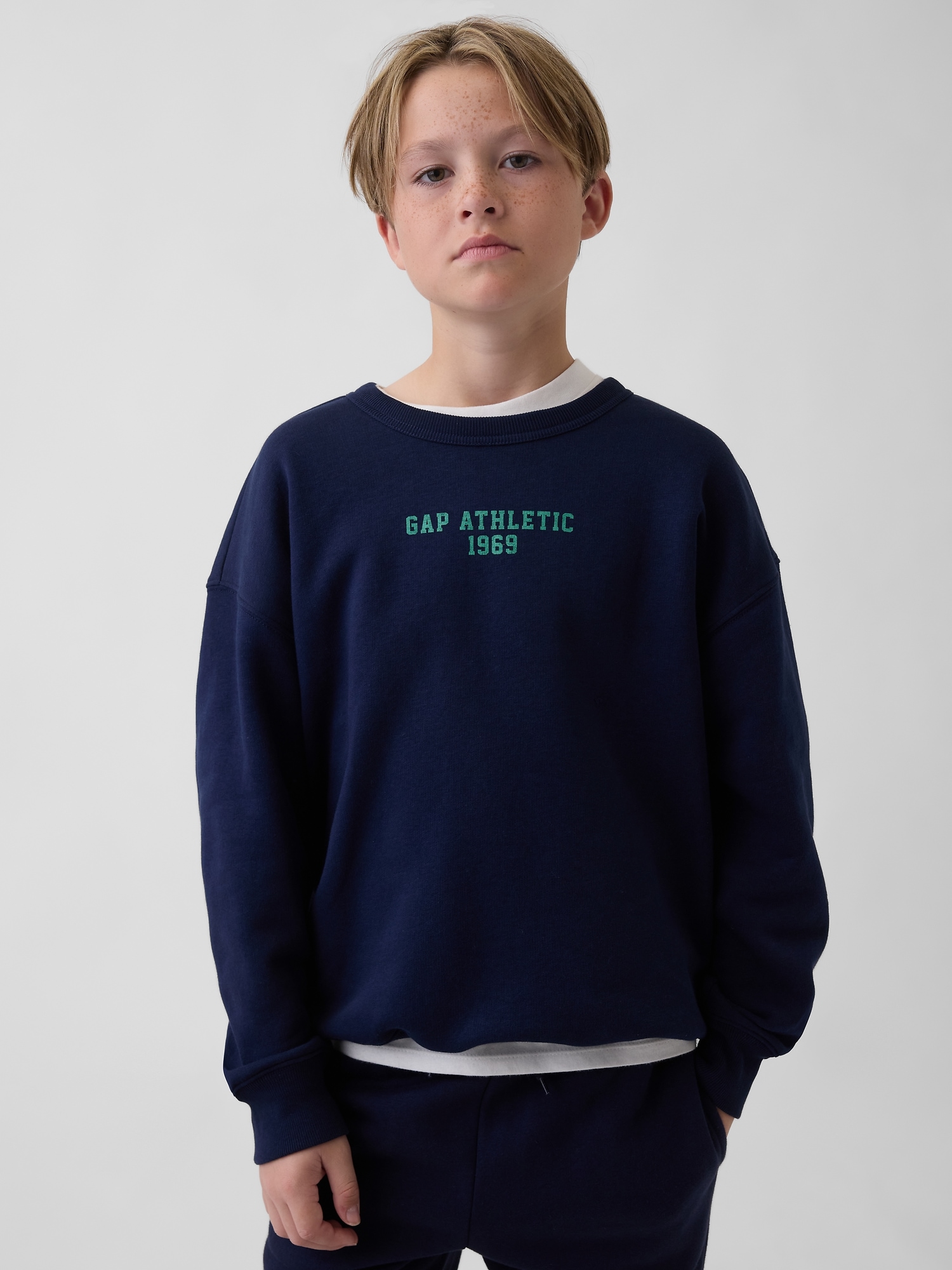 Kids Relaxed Graphic Sweatshirt