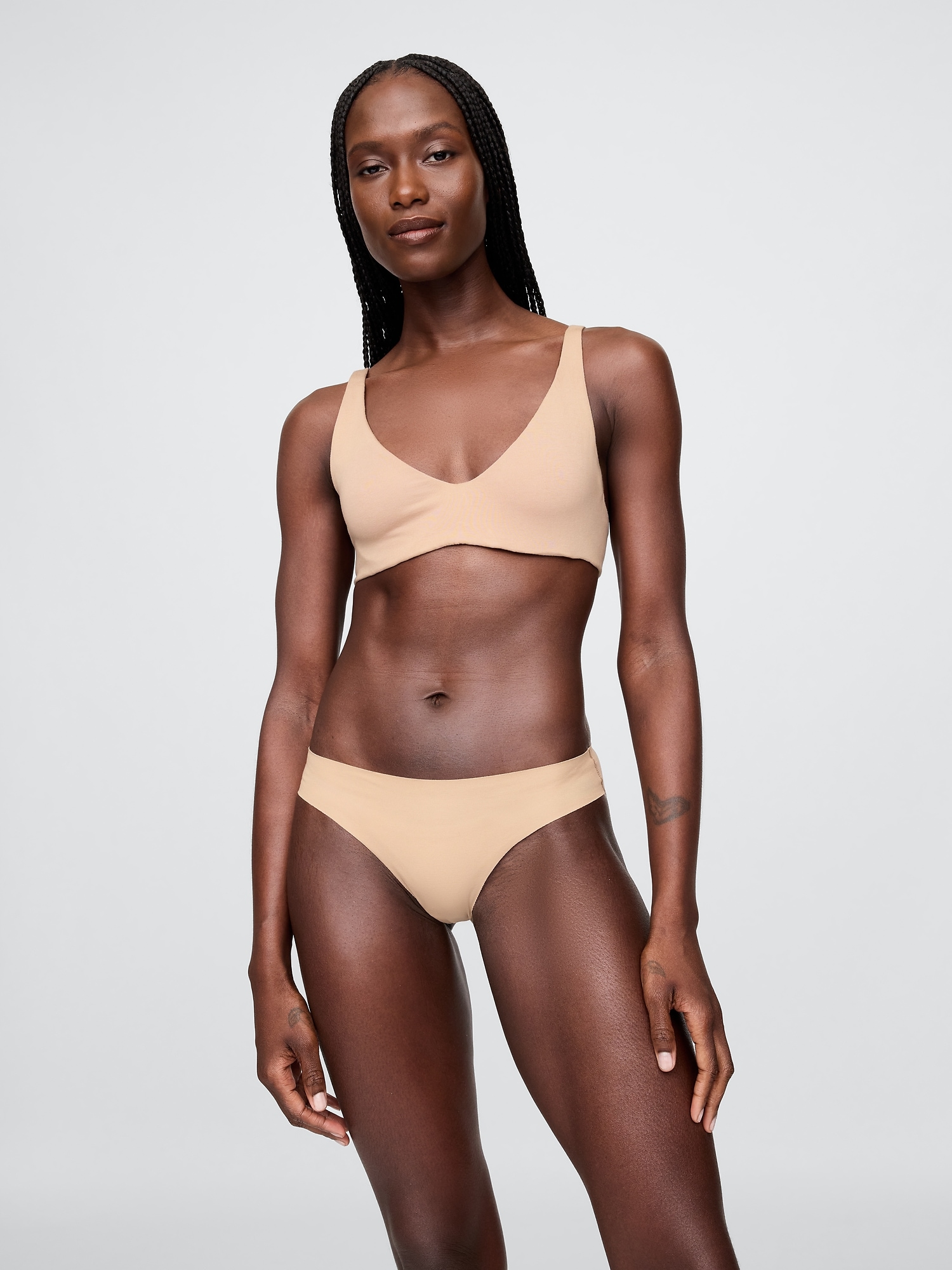 Organic Stretch Cotton Unlined Bra