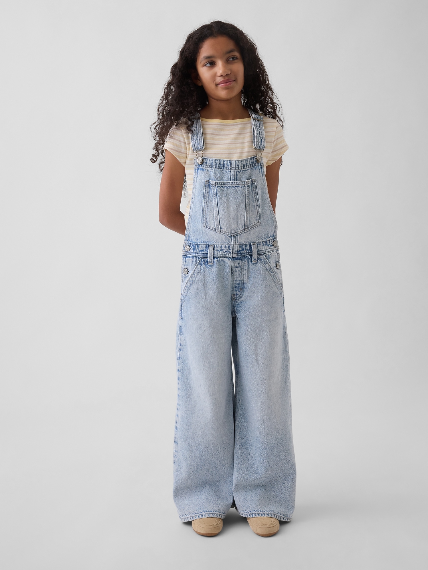 Kids Baggy Overalls