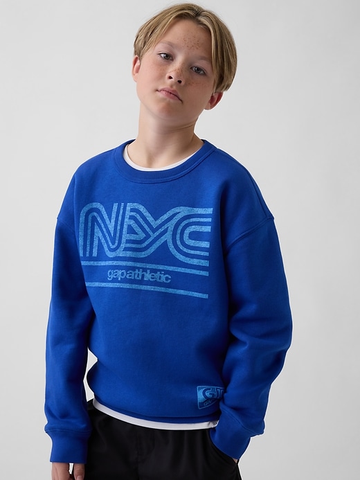 Image number 1 showing, Kids Relaxed Graphic Sweatshirt