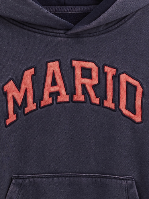 L'image numéro 5 présente Chandail à capuchon décontracté Super Mario VintageDoux pour Enfant