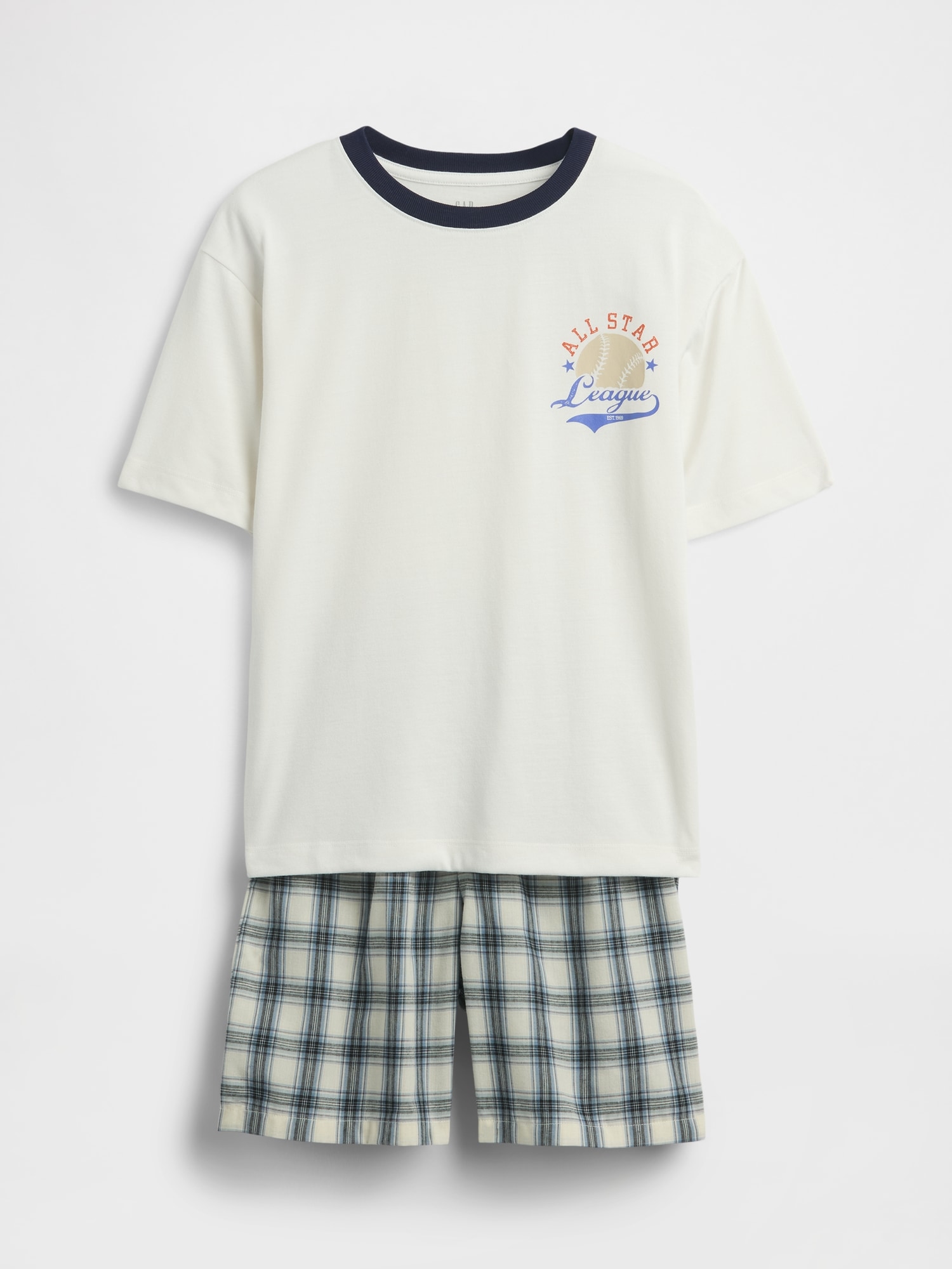 Kids Recycled PJ Short Set