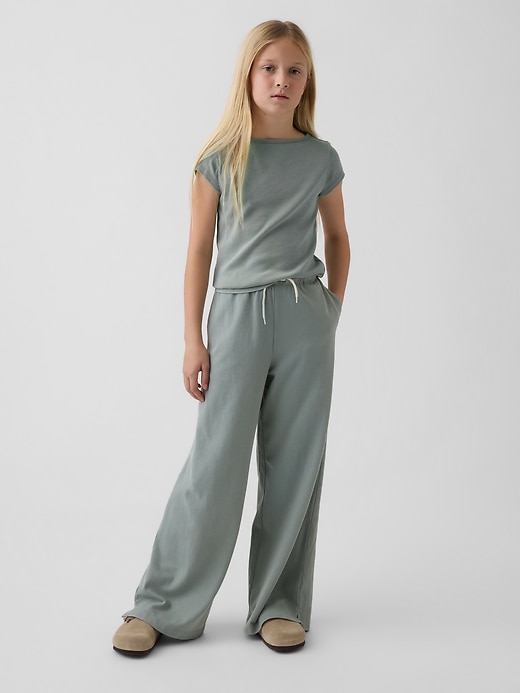 Image number 1 showing, Kids Relaxed Wide-Leg Pants