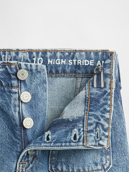 Image number 5 showing, Kids High Rise Stride Wide-Leg Ankle Jeans
