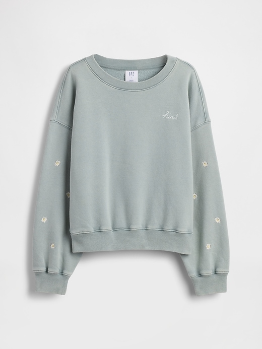 Image number 2 showing, Kids VintageSoft Wedge Crewneck Sweatshirt