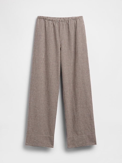 Image number 5 showing, Linen-Blend Relaxed Wide-Leg Pants