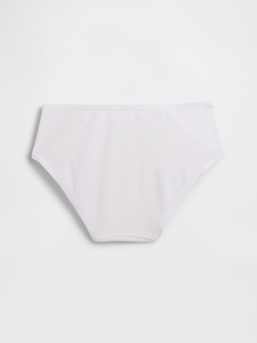 L'image numéro 5 présente Culotte taille basse en coton biologique extensible