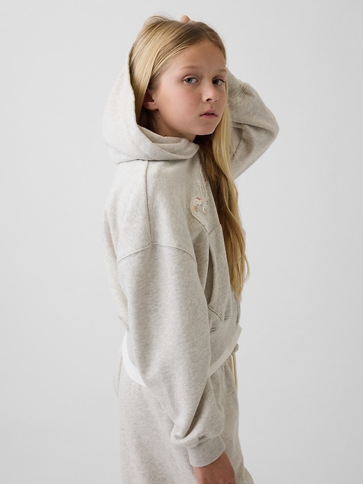 Image number 3 showing, Kids VintageSoft Oversized Logo Zip Hoodie