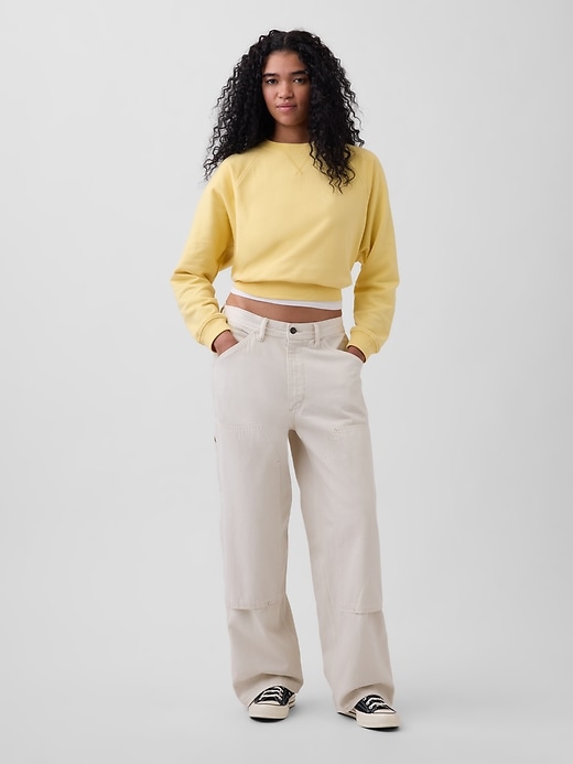 Image number 2 showing, VintageSoft Terry Raglan Sweatshirt