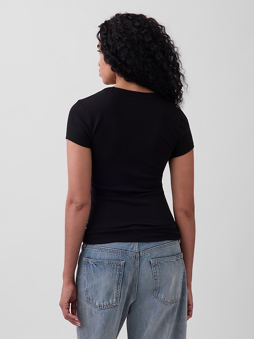 Image number 3 showing, Modern V-Neck T-Shirt