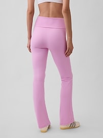 Image number 3 showing, GapFit Smooth Foldover Mini Flare Leggings