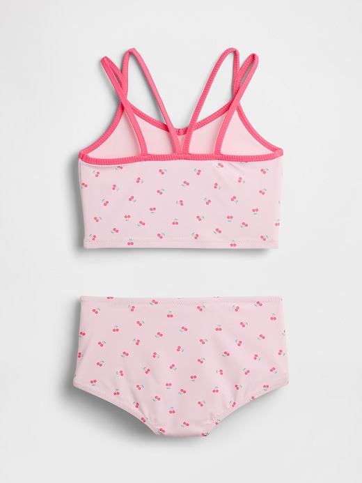 L'image numéro 2 présente Ensemble tankini et short garçonne de baignade pour Enfant