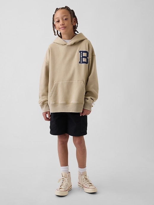 L'image numéro 4 présente Chandail à capuchon décontracté Super Mario VintageDoux pour Enfant