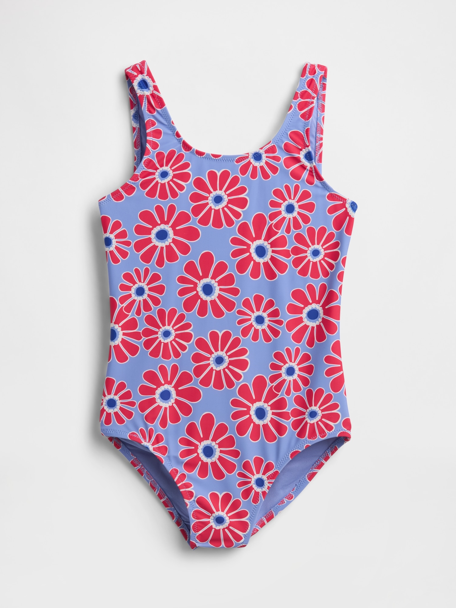Kids Cross-Back One-Piece Swimsuit