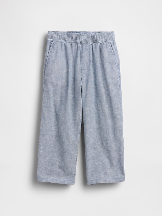 Image number 2 showing, Baby & Toddler Linen-Cotton Pull-On Pants