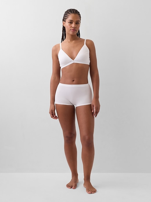 Image number 3 showing, Organic Stretch Cotton Triangle Bra