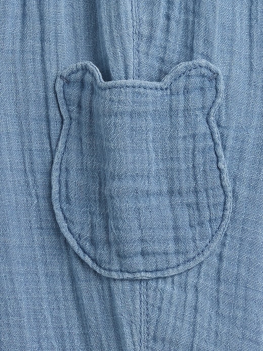 Image number 3 showing, Baby Cotton Gauze Brannan Bear Pants