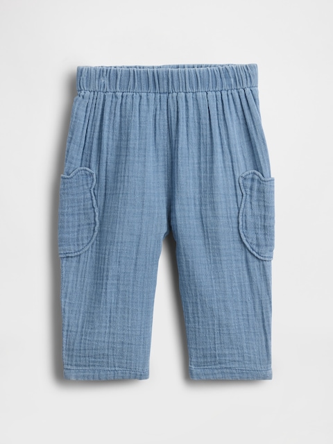 PANTALON OURSON BRANNAN EN GAZE DE COTON POUR BÉBÉ