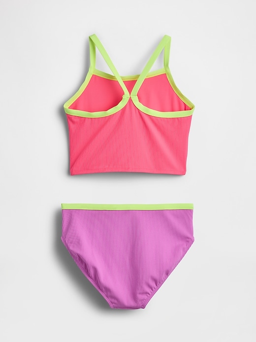 L'image numéro 2 présente Tankini à découpe pour Enfant