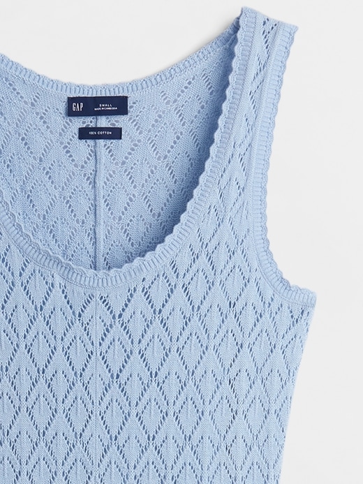 Image number 6 showing, Pointelle Maxi Dress