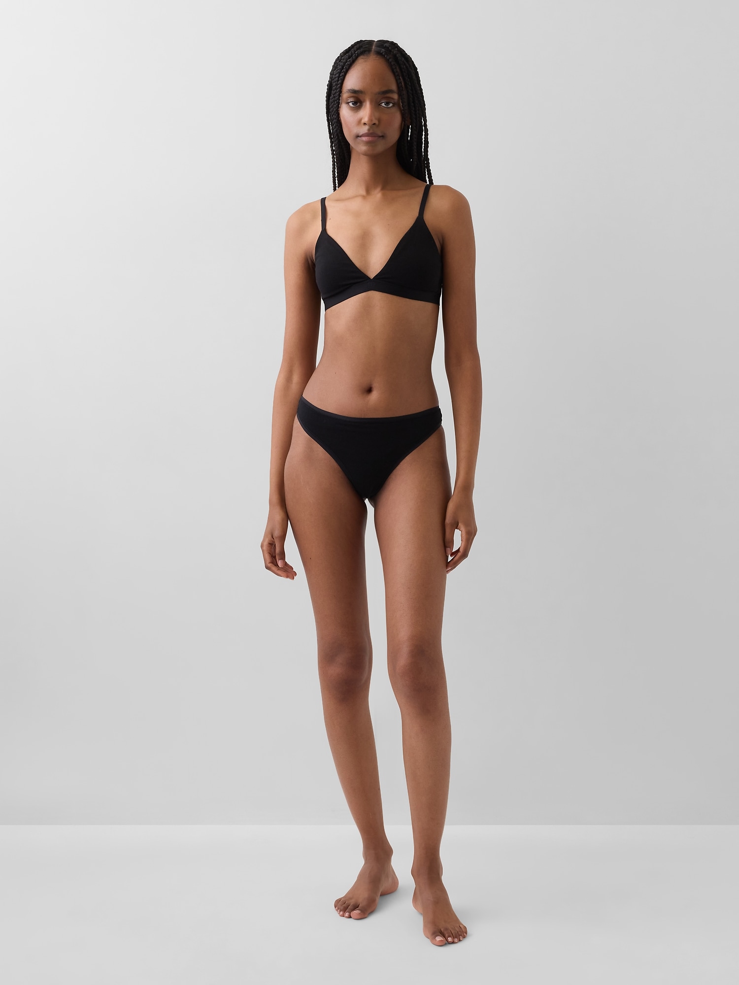 Organic Stretch Cotton Thong