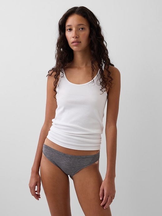 L'image numéro 1 présente Culotte bikini respirante