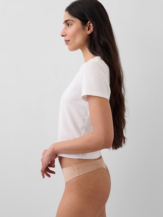 Image number 2 showing, Organic Stretch Cotton No Show Thong