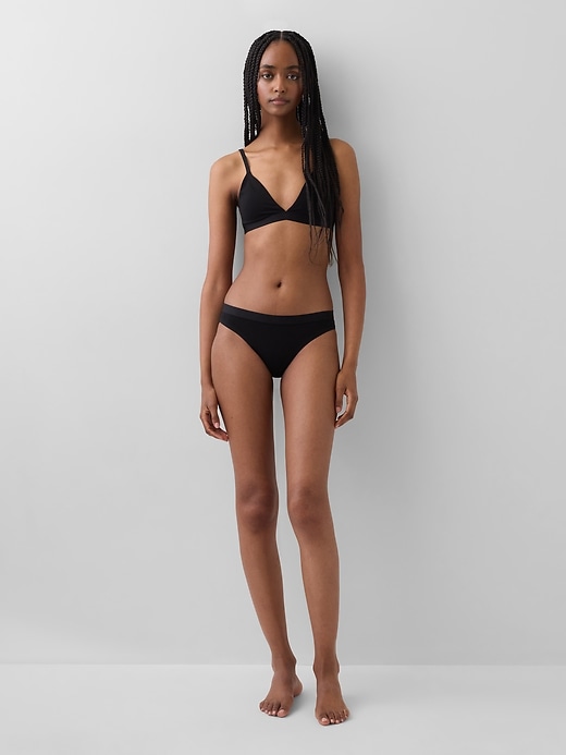 Image number 3 showing, Organic Stretch Cotton Logo Bikini