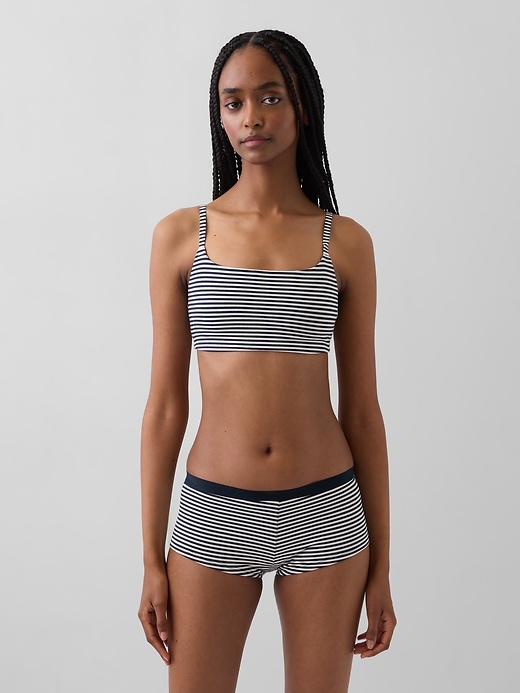 L'image numéro 1 présente Soutien-gorge léger en coton biologique extensible