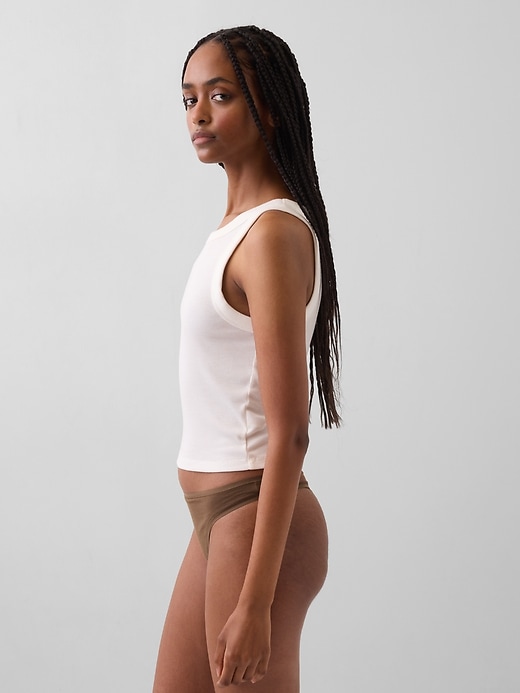 Image number 2 showing, Organic Stretch Cotton Thong