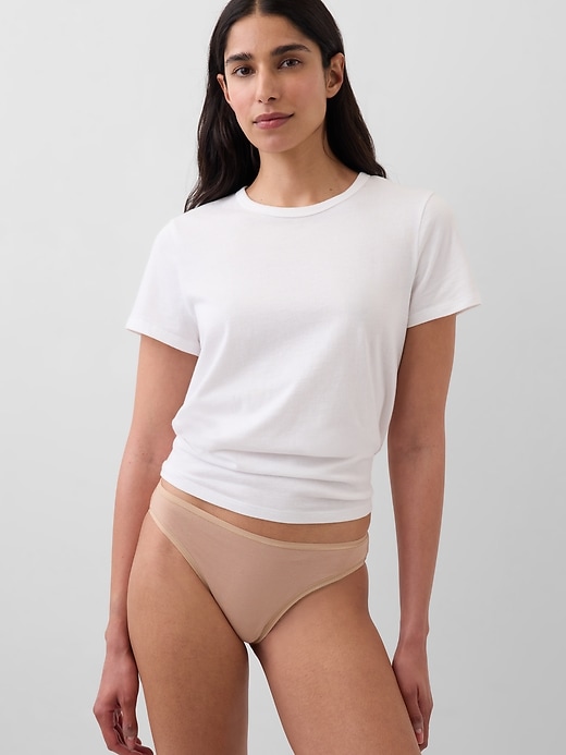 Image number 1 showing, Organic Stretch Cotton Cheeky