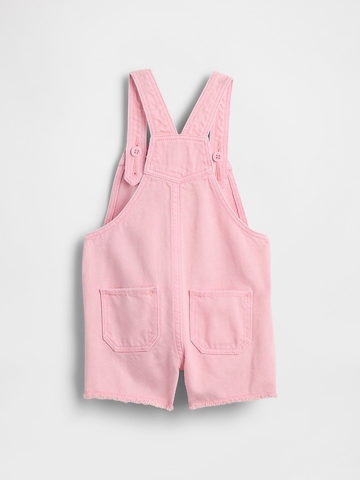 Image number 2 showing, Baby & Toddler UltraSoft Denim Shortalls